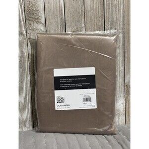 Barrow Energy Efficient Rod Pocket Door Curtain Panel, 54" x 72" Toupe‎ Brown